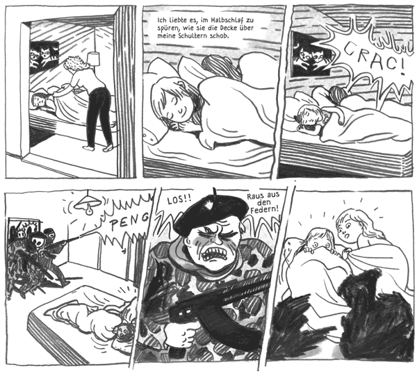 Zeichnungen aus dem Comic - Die Armee der Jungfrau Maria